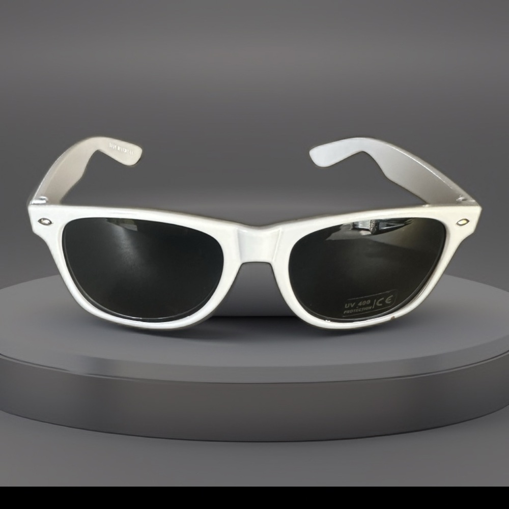 Stylish Black and White Sunglasses